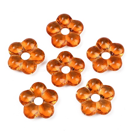 Transparent Glass Beads GLAA-F129-01L-1