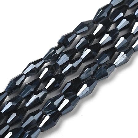 Opaque Glass Beads Strands GLAA-P001-03A-04-1