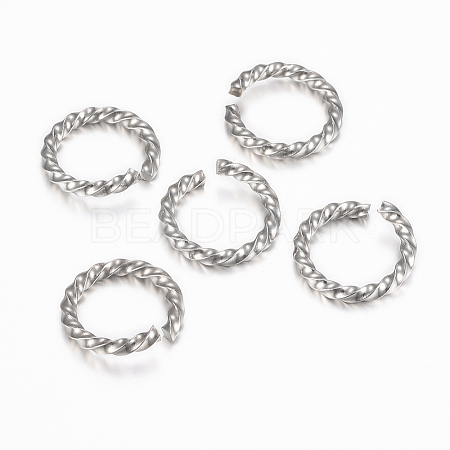 304 Stainless Steel Open Jump Rings STAS-K155-A-14P-1