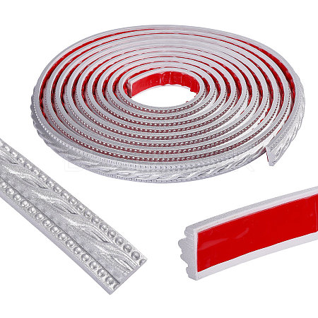 PVC Self-Adhesive Flexible Molding Trim AJEW-WH0542-005A-1