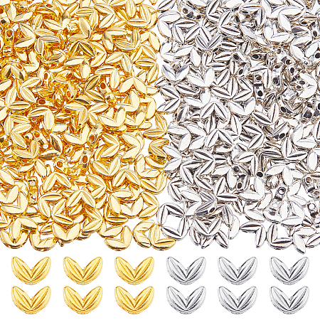 500Pcs 2 Colors Tibetan Style Alloy Beads FIND-FH0017-27A-1