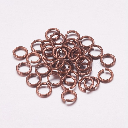 Brass Saw Cut Saw Cut Open Jump Rings KK-M165-5mm-03R-RS-1