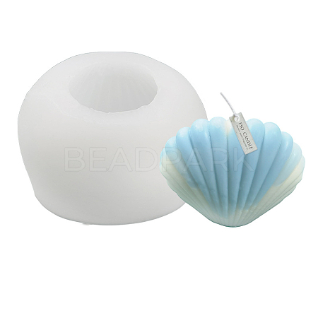 Shell Shape DIY Candle Food Grade Silicone Molds X-WG52673-02-1
