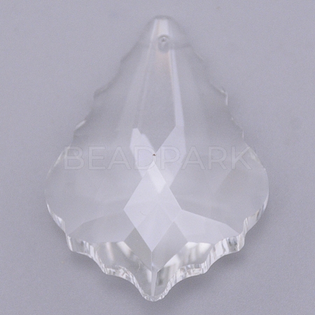 Transparent Glass Big Pendants GLAA-WH0022-23-1