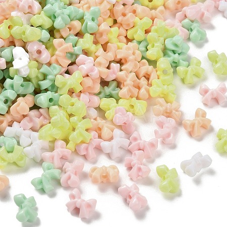 Opaque Acrylic Beads SACR-D009-01O-1