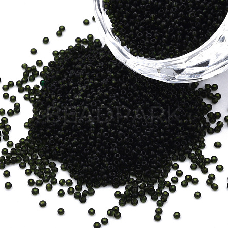 15/0 Transparent Czech Glass Seed Beads SEED-N004-004-30-1