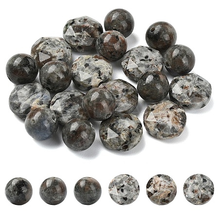 20Pcs 2 Styles Natural Fluorescent Syenite Rock(Glow under UV Light) Beads G-YW0002-81-1