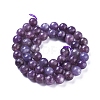 Natural Lepidolite/Purple Mica Stone Beads Strands G-D0020-15-6mm-2