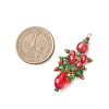 Glass Beaded Christmas Tree Pendants PALLOY-MZ01024-2