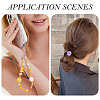 20Pcs 4 Colors Transparent Acrylic Beads MACR-TADJ0001-02A-8