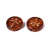 Baking Paint Transparent Glass Beads DGLA-N018-30E-3