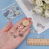 12Pcs 3 Colors Alloy Clasps FIND-AR0006-34-3
