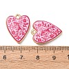 Printed Alloy Pendants AL-CBA7256-19G-2
