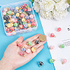 70Pcs 7 Colors Luminous Glass & PVC Paillette & Alloy Pendants FIND-PH0027-31-3
