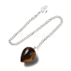 Natural Tiger Eye Dowsing Pendulums G-R492-01S-04-2