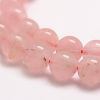 Natural Rose Quartz Beads Strands X-G-E380-056-6mm-3