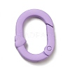 Spray Painted Alloy Spring Gate Rings PALLOY-F289-02-2