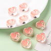 Transparent Enamel Acrylic Beads TACR-S155-004C-6