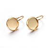 304 Stainless Steel Leverback Earring Settings X-STAS-F191-03G-10mm-4