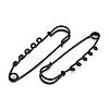 Ion Plating(IP) 304 Stainless Steel Safety Pins Brooch Findings STAS-K252-05C-EB-2