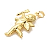 Rack Plating Brass Pendants KK-L220-015G-2