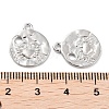 Rhodium Plated 925 Sterling Silver Pendant STER-H111-01P-3