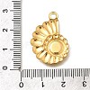 304 Stainless Steel Pendant Cabochon Settings STAS-E545-04-M-4
