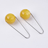 Imitation Gemstone Style Two Tone Acrylic Big Pendants LS-X-STAS-S079-136G-2