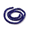 Electroplate Opaque Solid Color Glass Beads Strands EGLA-A034-P10mm-L12-2