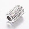 304 Stainless Steel Rhinestone Magnetic Clasps X-RB-K005-01-2