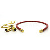 PVD Vacuum Plating 304 Stainless Steel Slider Bracelet/Bolo Bracelet Making MAK-CJ0001-02-5
