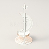 Iron Candle Holder for Christmas AJEW-B008-04-2