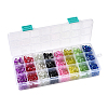 1920Pcs 3 Style Spray Painted Crackle Glass Beads CCG-CJ0001-04-7