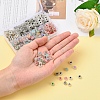 480Pcs 8 Style Flat Round Luminous Acrylic Beads DIY-YW0003-01-8