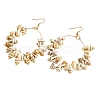 Alloy Resin Shell Shape Dangle Earrings FS-WG8A9F4-07-3