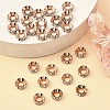 Brass Rhinestone Spacer Beads RB-A020-7mm-01RG-4