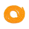 Opaque Solid Color Imitation Jade Glass Beads Strands EGLA-A044-P2mm-D29-3