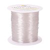 0.8mm Crystal Polyester Threads Transparent Jewelry Bracelet Beading Wire Cords EW-PH0001-0.8mm-02-6