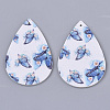 PU Leather Big Pendants X-FIND-R072-10-C06-1