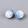 Handmade Crackle Porcelain Beads PORC-Q008-06A-06-2