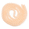 Baking Paint Imitation Jade Glass Round Bead Strands DGLA-Q021-6mm-41-2