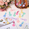 18Pcs 6 Colors Resin Star Pendant Decoraitons FIND-BBC0004-92-4