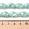 Opaque Solid Color Electroplate Glass Beads Strands LS-EGLA-N013-P10mm-B14-4