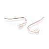 304 Stainless Steel French Earring Hooks LS-STAS-H436-07RG-2
