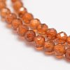 Natural Garnet Beads Strands G-F460-47-4