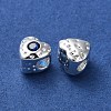 Valentine's Day Brass Micro Pave Cubic Zirconia Beads KK-P256-10S-02-2