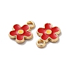 Alloy Enamel Charms X-ENAM-D043-02G-3