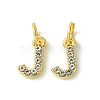 Rack Plating Alloy Rhinestone Pendants PALLOY-S187-01J-1