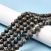 Natural Fluorescent Syenite Rock(Glow under UV Light) Beads Strands G-K340-A05-06-2