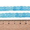 Ombre Effect Dyed Glass Beads Strands GLAA-Q106-05B-A05-4